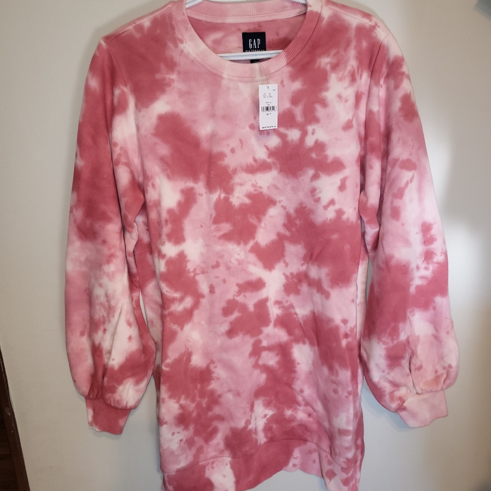 NWT - Gap Maternity Sweatshirt Dress (Small)
